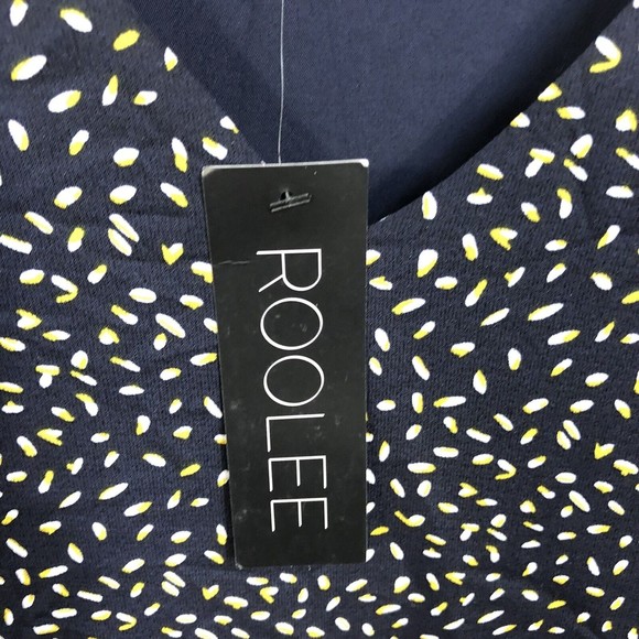 Roolee Black and Yellow Midi Dress - Picture 3 of 9